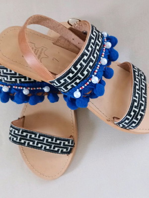 Handmade leather sandals size 37