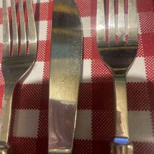 Set of silver-plated cutlery like new