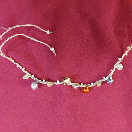 Anklet used with small bells white