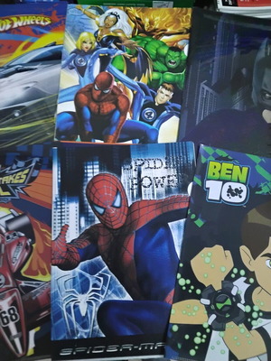 Gama plastic sleeves with boy designs set of 6 new