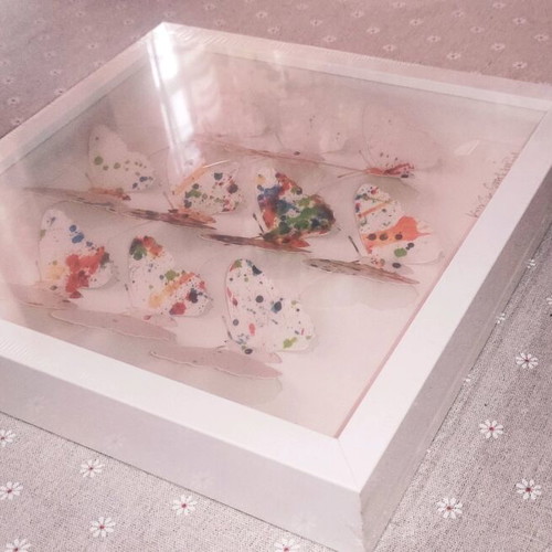 Olunda decorative frame with butterflies new
