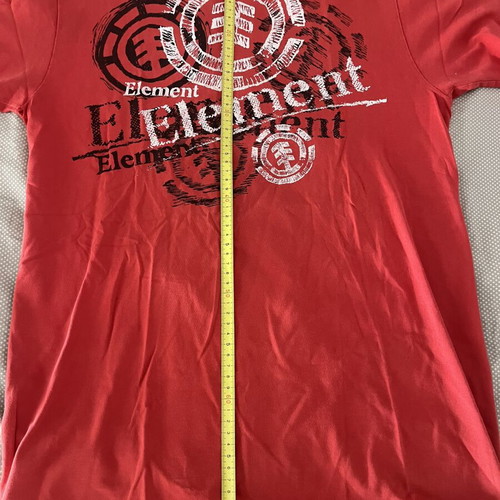 Element T-shirt used, size S, red