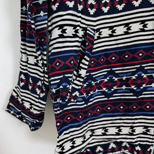H&M Flannel Zip-up Hoodie like new, women's size S 36