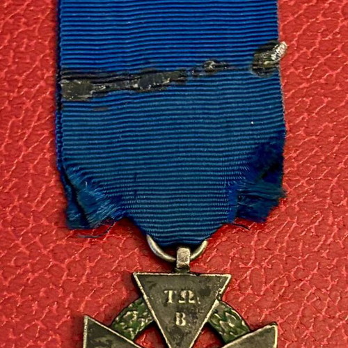 Bavarian Auxiliary Army Medal used, King Otto