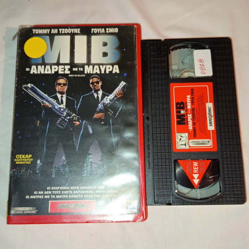 Men in Black VHS used with subtitles original Videosonic