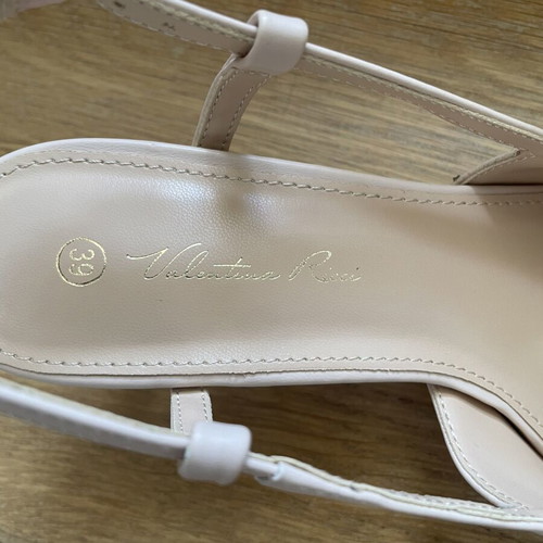 Slingback nude pumps new with cushioned sole, 6cm heel