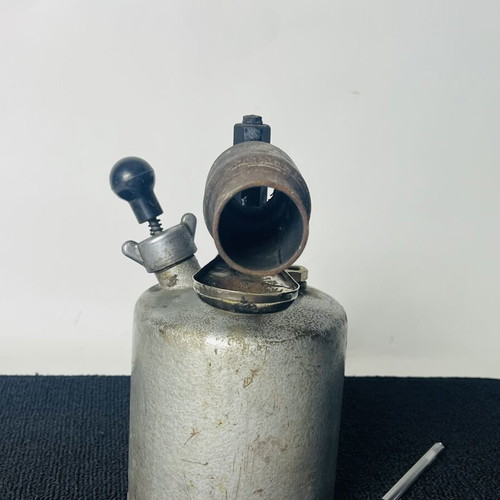 Vintage Industrial Blowtorch Soviet-Style collectible, used