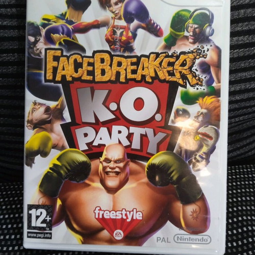 FaceBreaker K.O. Party Nintendo Wii game PAL