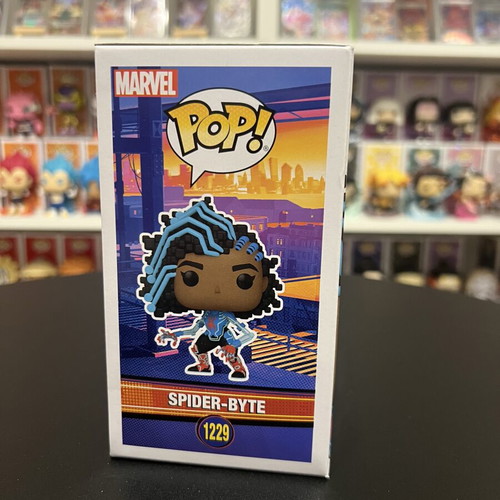 Funko Pop Spider-Byte 1229 from Spider-Man Across the Spider-Verse like new
