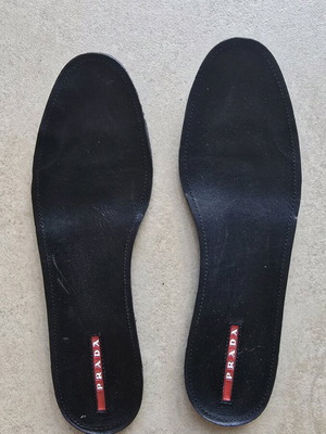 Αυθεντικές μεταχειρισμένες πάτοι Prada δέρμα μέγεθος 38