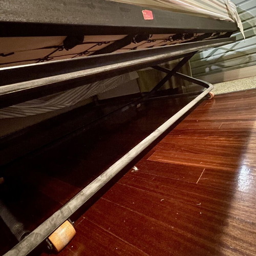 Pair of rollaway single beds used, from USA
