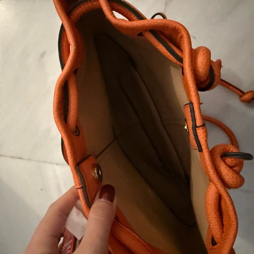 KEM backpack bag like new, orange spring-summer color