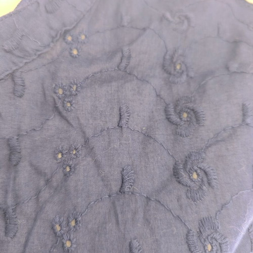 Ovs cotton dress size M like new, dark blue with floral pattern