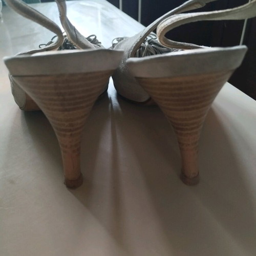 Luisa ciel suede pumps used, size 37