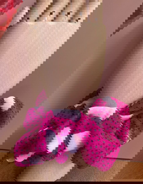Χειροποίητο λαστιχάκι scrunchie