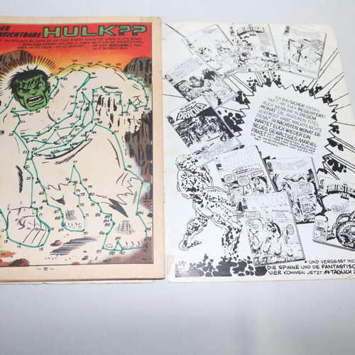 Die Spinne 2 Marvel comic Spiderman used, German language