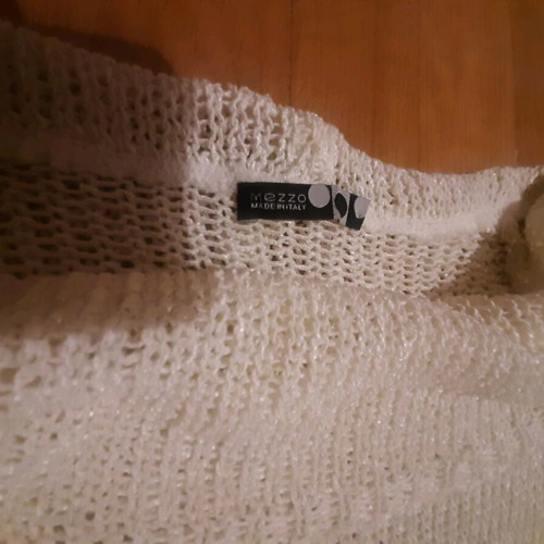 Mezzo knitted sweater like new, ecru, size S