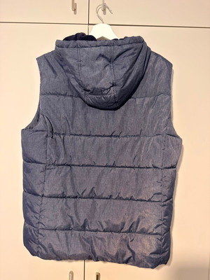 Superdry men's sleeveless jacket used, blue, XL
