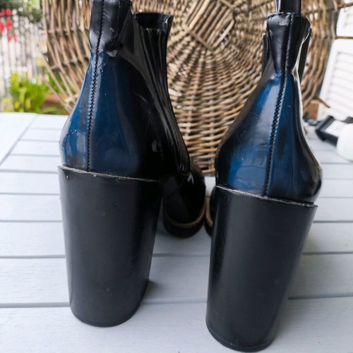 Pull & Bear ankle boots blue black size 39 like new