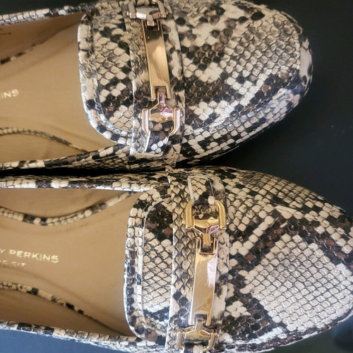 Dorothy Perkins moccasins like new, snake print, size 39