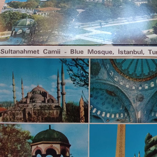 Blue Mosque Postcards pack of 12 unused, plus 1 gift from Greece