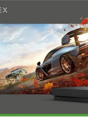 Microsoft Xbox One S console Black Forza Motorsport 7 Horizon Edition used, box only