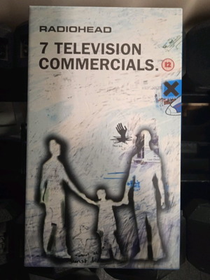 Radiohead 7 Television Commercials VHS tape like new