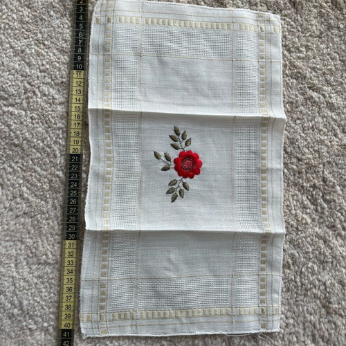 Embroidered patches like new, set of two, vintage