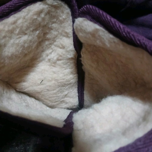 Khrio women's boots with fur new, size 41, purple