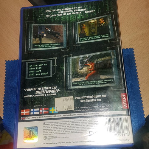 Enter The Matrix PlayStation 2 used, PAL, English complete