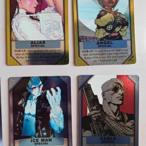 Marvel Recharge cards like new, set of 16 foil