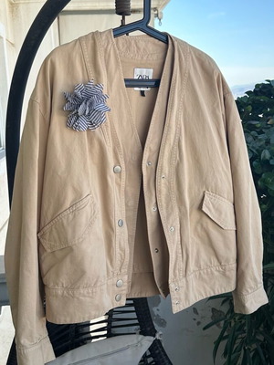 Zara jacket with vest 2 in 1 new, beige, size Large