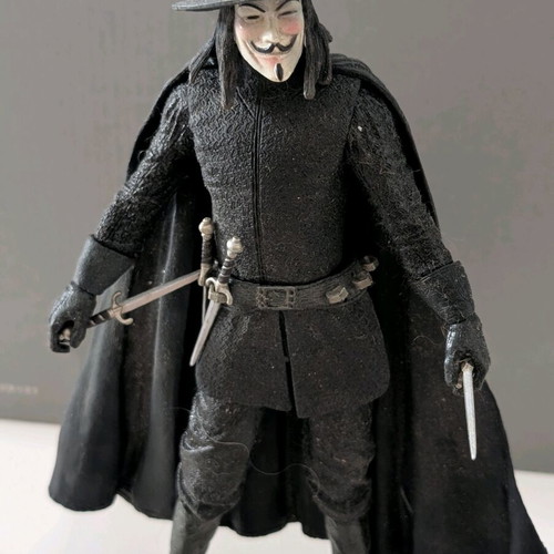 V for Vendetta figure used 18 cm NECA 2006