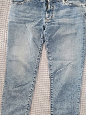 Desquare2 crop jean like new, turquoise