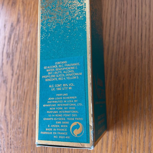 Jean Louis Scherrer Indian Nights vintage perfume new in box 100 ml