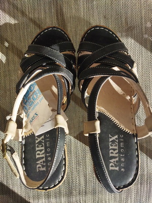 Parex Anatomic sandals new, size 38 with 8 cm heel