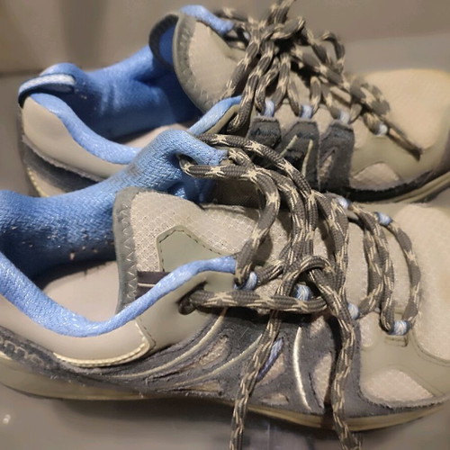 Salomon hiking shoes like new, size 38 2/3, khaki and blue