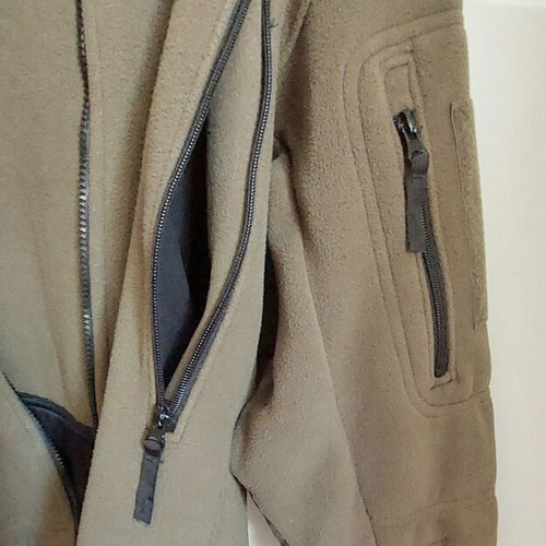 Army fleece jacket khaki size M like new