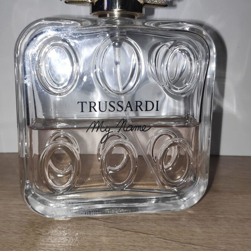 Trussardi My Name Eau De Parfum 100ml used, almost half full
