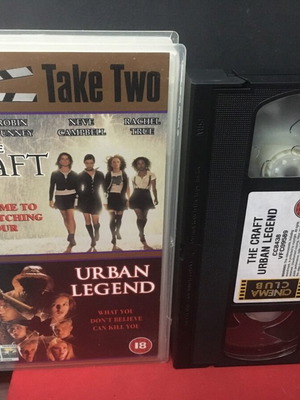 The Graft - Urban Legend VHS used, two movies together