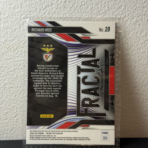Richard Rios Fractan Panini Prizm 2025/26 card new