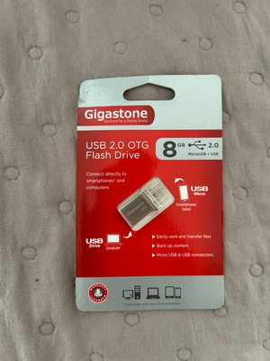 Gigastone USB 2.0 OTG Flash Drive 8GB καινούργιο