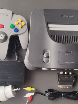 Nintendo 64 console with Jumper Pak