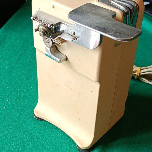 Braun AG electric can opener and knife sharpener used, retro 70s