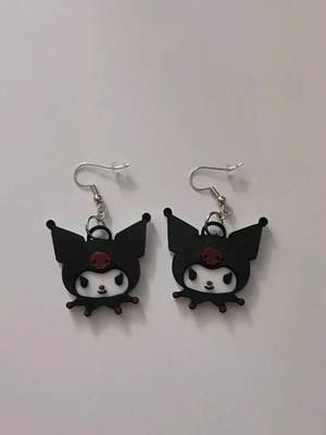 Kuromi 3D Printed Earrings new