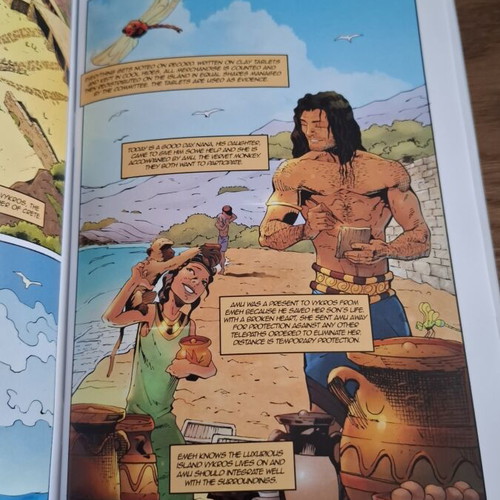 Life on Crete comic new, English