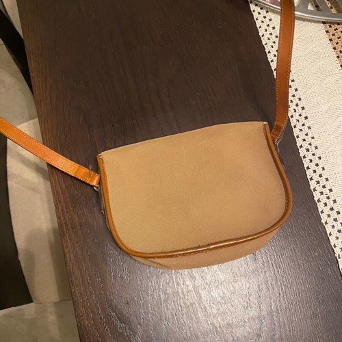 Lancel shoulder bag small brown used