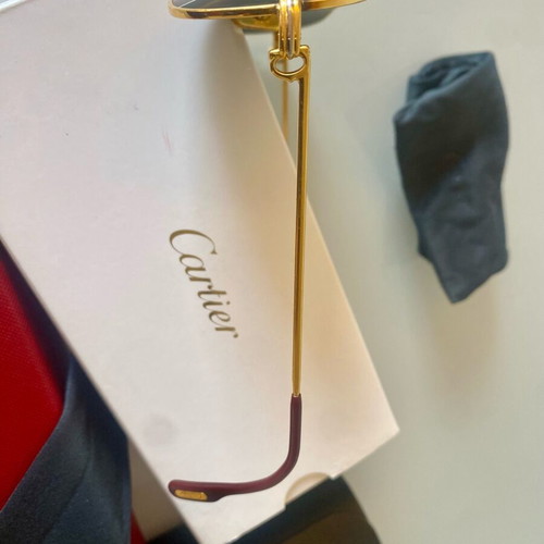 Cartier Santos two tone aviator sunglasses like new