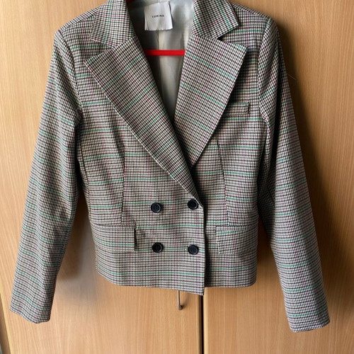 Lumina checked jacket like new