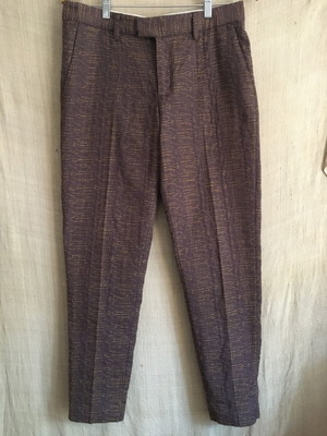 Noa Noa Straight Pants Brown Yellow M like new